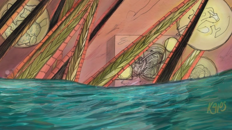 Amanecer en incertidumbre 1, por Kalsang Losel