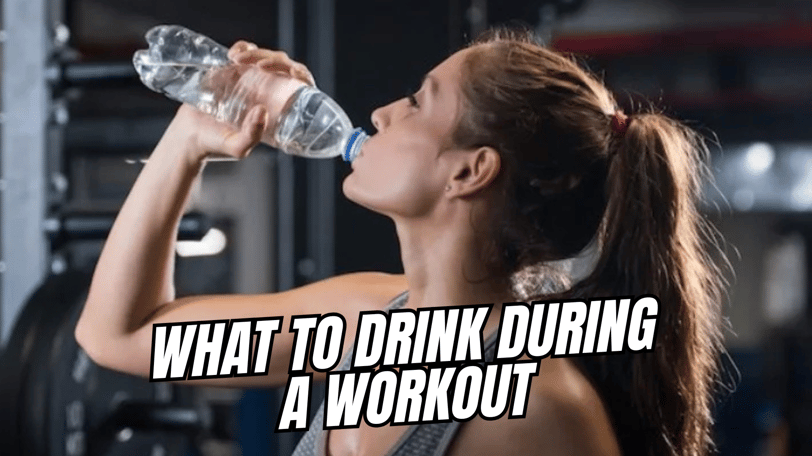 a woman drinking water from a bottle of water