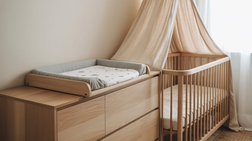 a baby crib