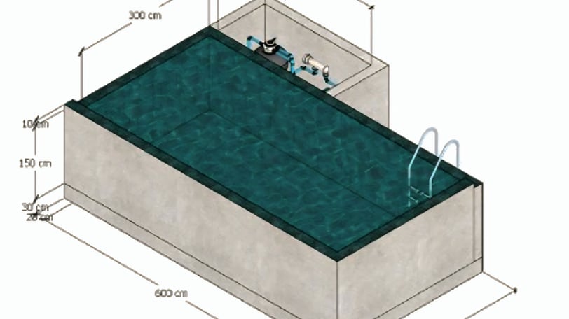gambar 3 d kolam renang minimalis oleh dayanapool
