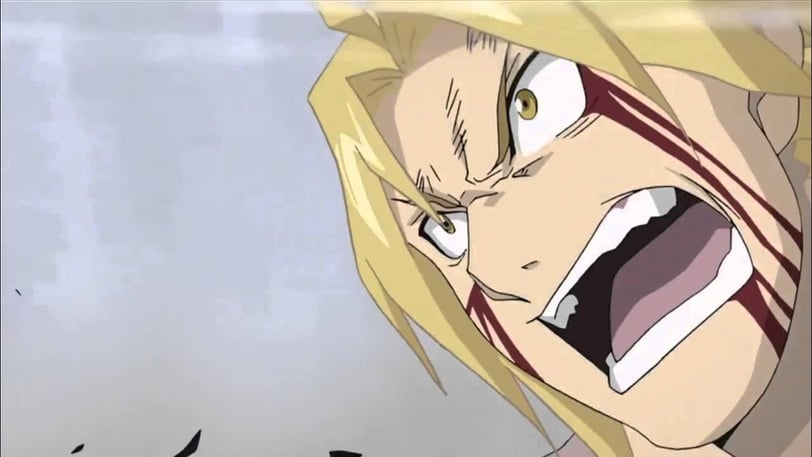 Fullmetal Alchemist Brotherhood Edward vs Father
