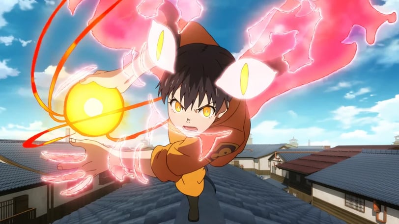 Fire Force Tamaki Nekomata Falling Star