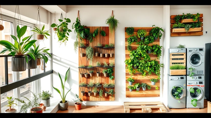Ideias práticas de onde montar jardins verticais em apartamentos: sacadas, cozinhas, salas e lavande