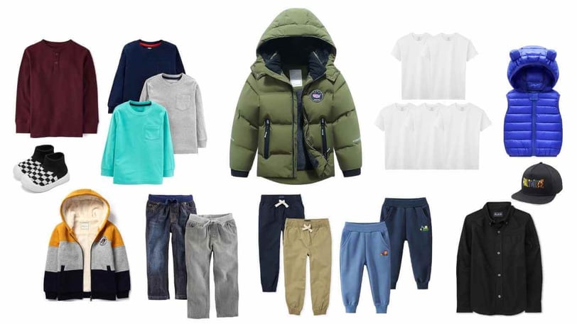 Cute clothes for little boys: Toddler Capsule