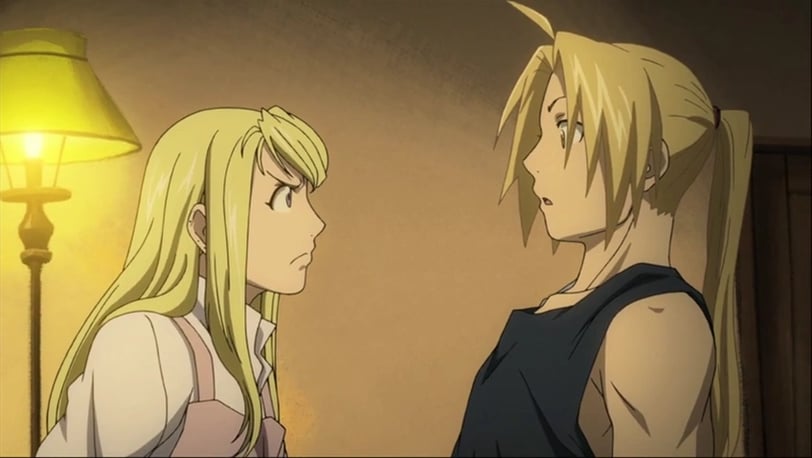 Fullmetal Alchemist Brotherhood Edward and Winry