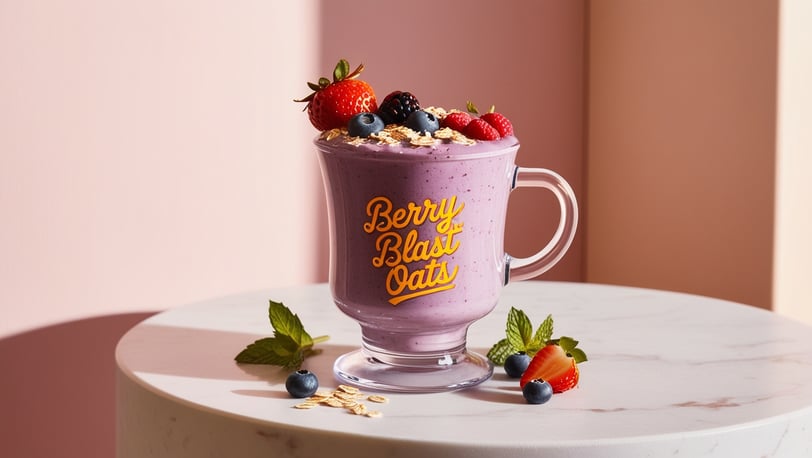 Berry Banana Oat Smoothie