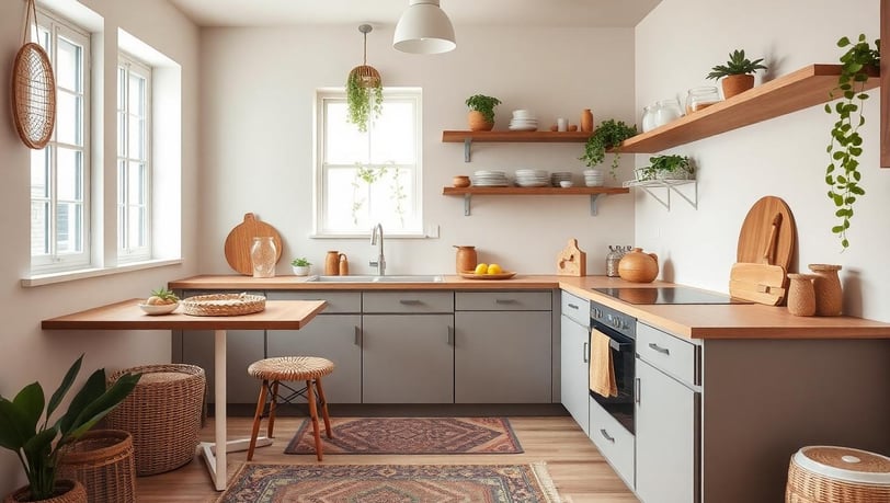 bohemian kitchen