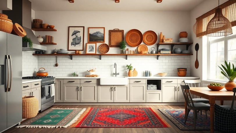 bohemian kitchen