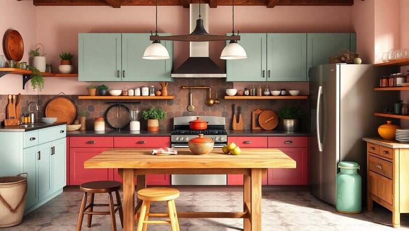 bohemian kitchen
