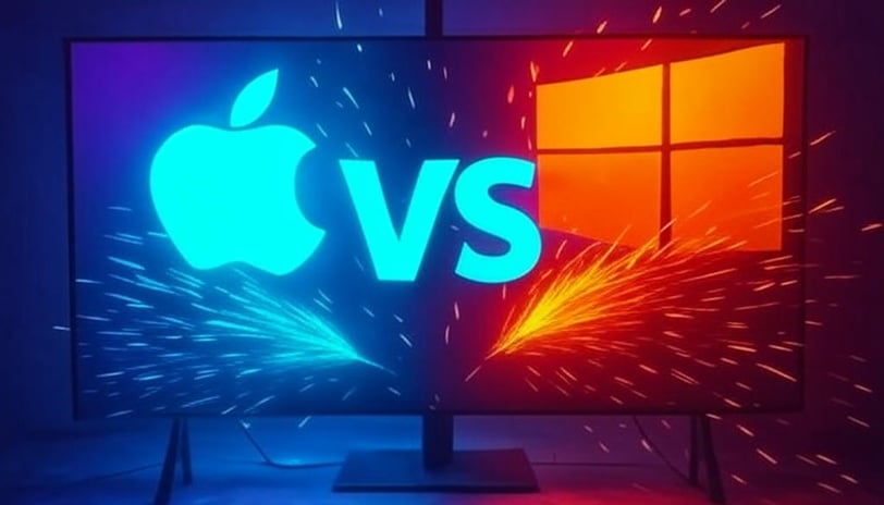 a tv screen with a picture of a computer screen with a picture of a computer