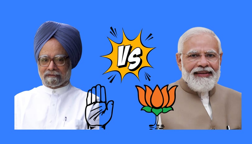 Dr. Manmohan Singh vs. PM Narendra Modi