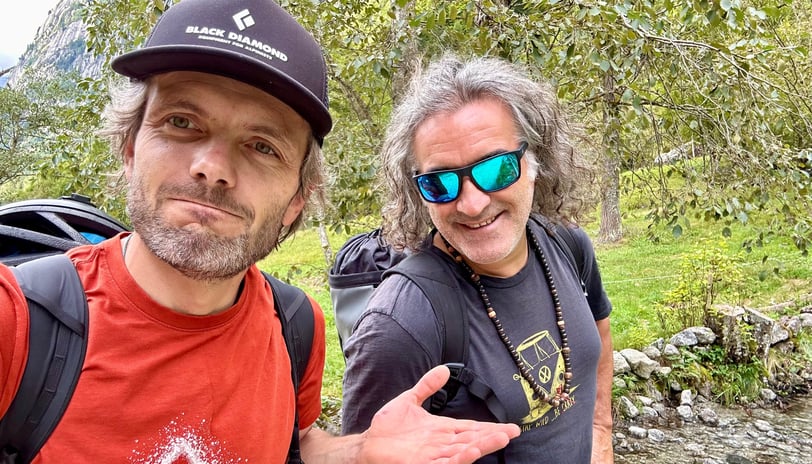 Mountain Guides Davide Spini and Giovanni Ongaro