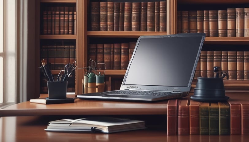 Four men in business attire are engaged in a discussion around a table. One man appears to be explaining something while pointing at some documents in front of them. The others are listening attentively, and one holds a pen and a mobile device. The setting is a plain office environment.