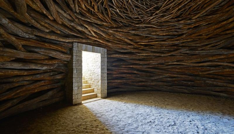 instalação Andy Goldsworthy