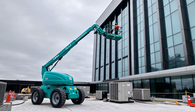 cherry picker cleaning . window cleaning