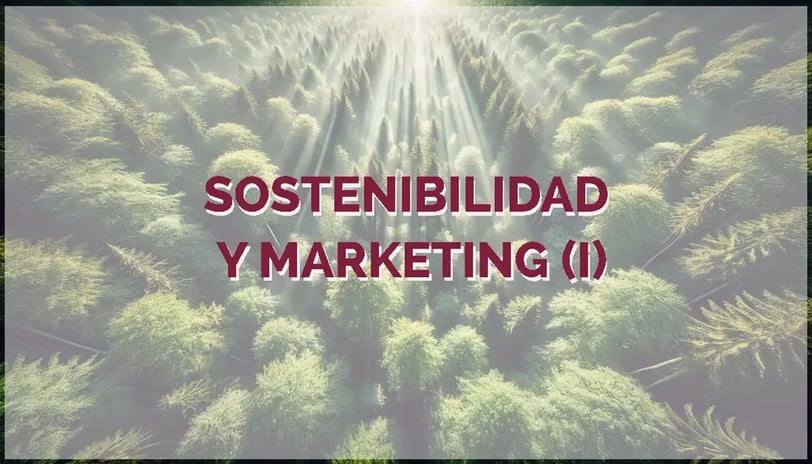 Sostenibilidad y marketing, vista de bosque a vista de dron