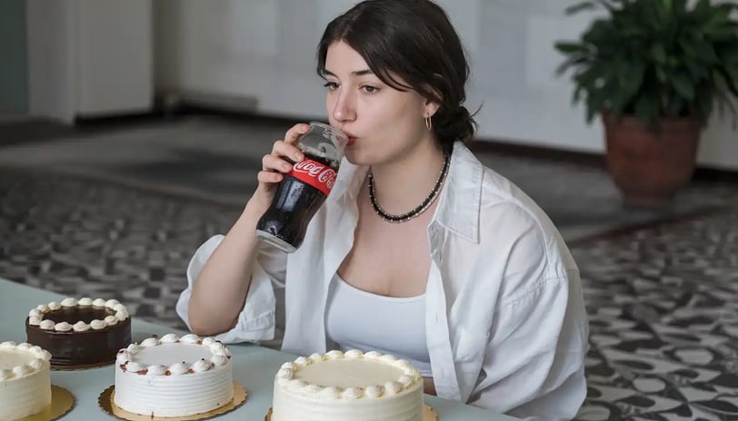 soda et gateau-addiction au sucre
