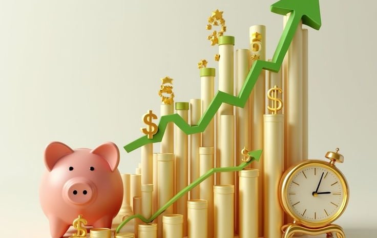 Salvadanio come simbolo risparmio business plan