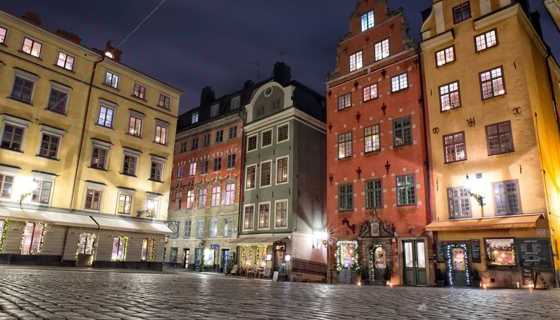 Gamla stan place in Stockholm