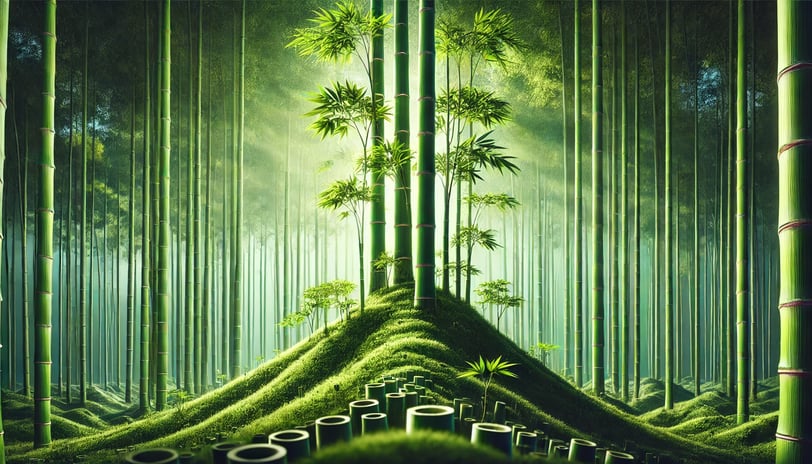 como crece el bambu