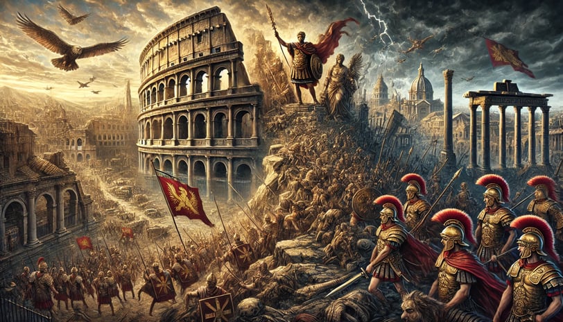 caida del imperio romano