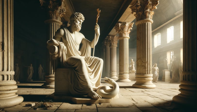 asclepio mitologia griega