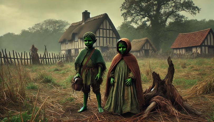 Niños verdes Woolpit