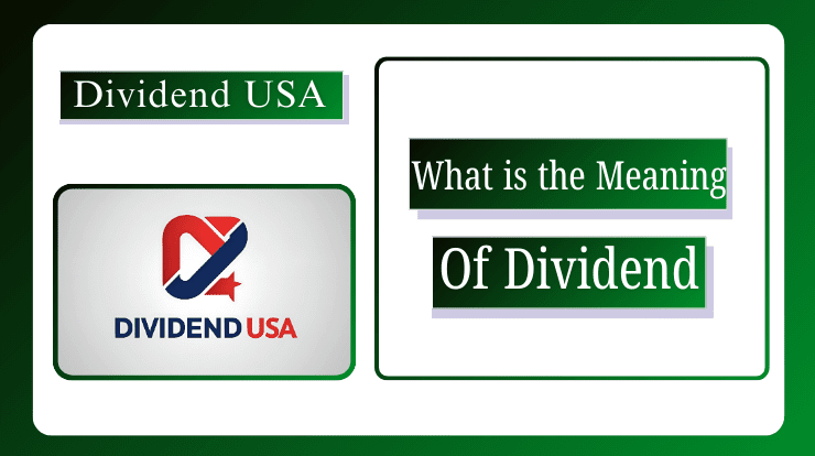 what is the meaning of dividend ?