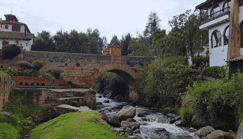 Puente de Calicanto en Mongui, Boyacá