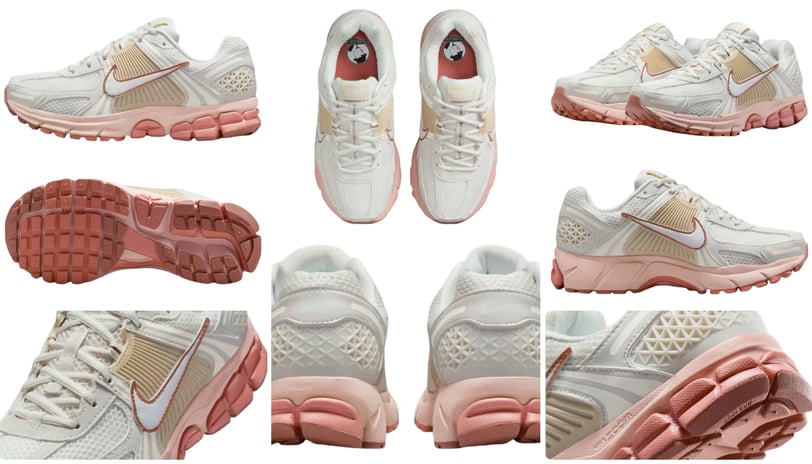 a collection of different sneakers, Nike Vomero 5 Phantom