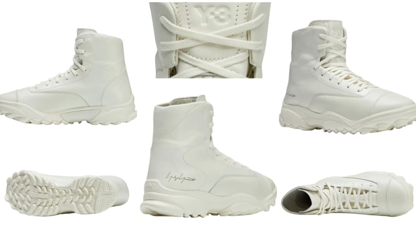 a variety of  off-white sneakers, adidas Y-3 GSG9