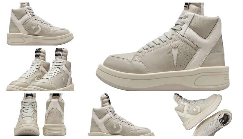 a collection of different sneakers, Converse Pelican