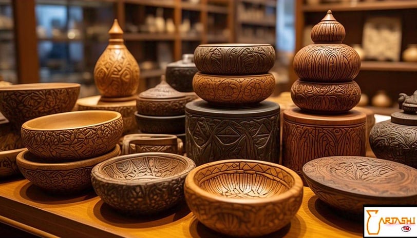 Bowl wooden, wooden bowls, wooden home décor from ARTASHI India.