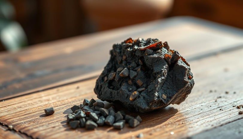 a piece of black coal ore ore ore ore ore ore ore ore ore ore ore