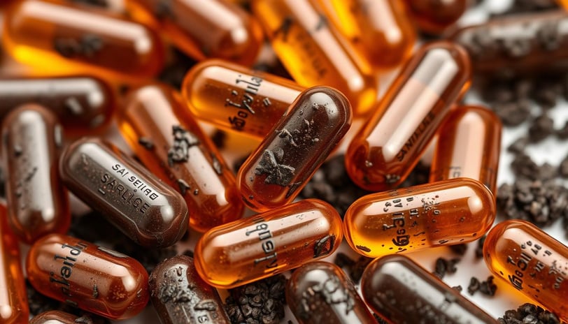 a bunch of pills and pills on a table
