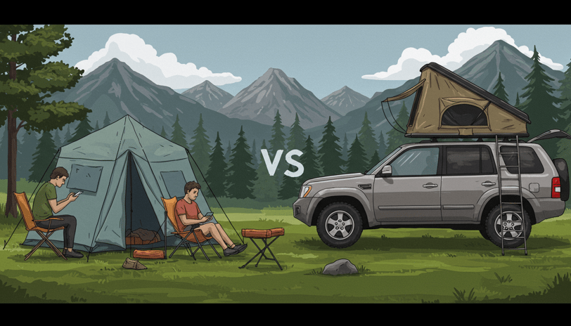 Illustration of the importance of comfort in car camping