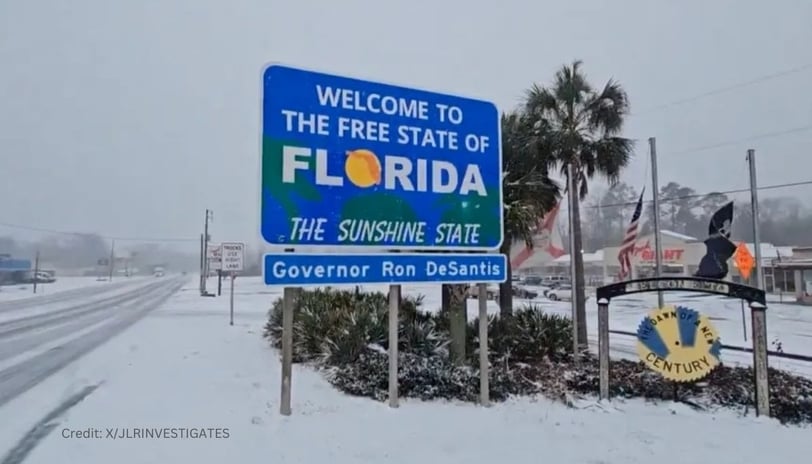 Florida Snow 2025