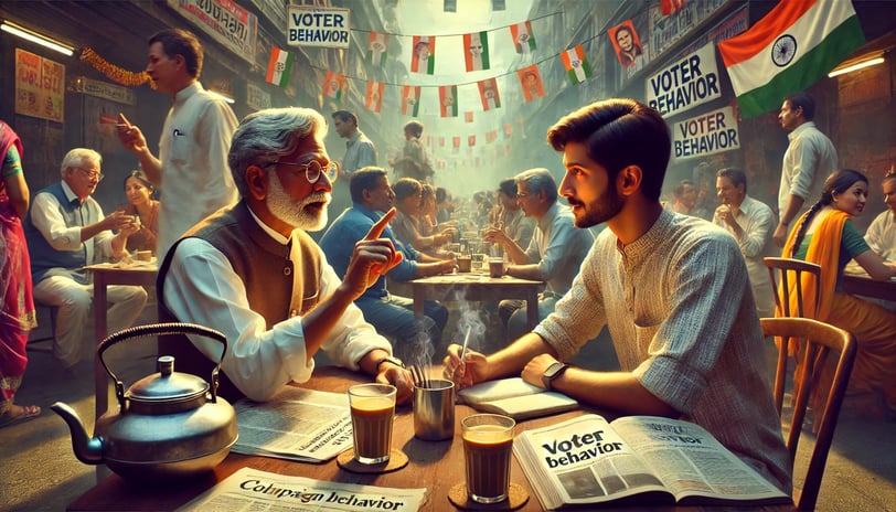 Tushar explaining the voter behaviour to his younger self. 