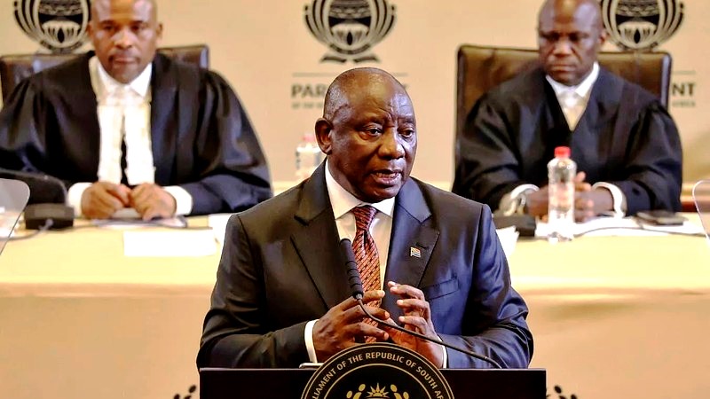 President of South Africa ,at SONA 2025