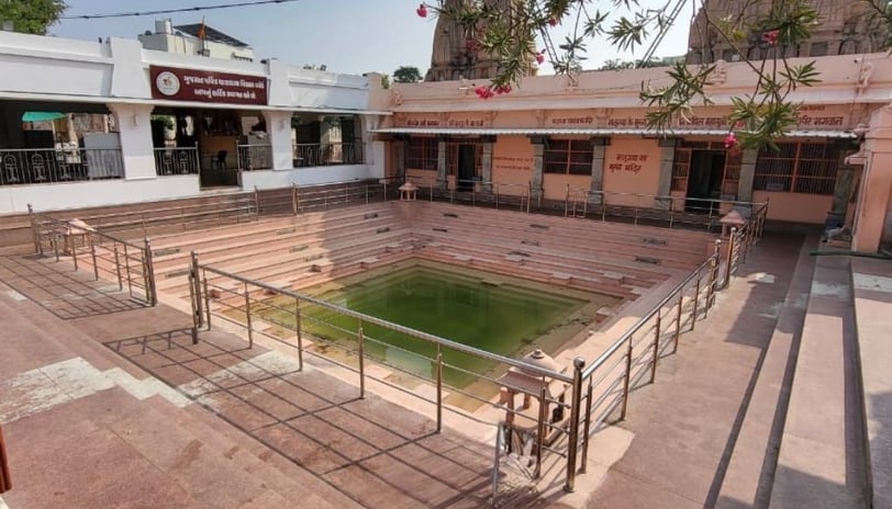 Sacred Bindu Sarovar in Siddhpur where Pind Daan rituals are performed for Pitru Shanti