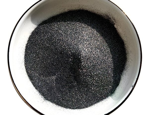 Photo of Black Silicon Carbide.
