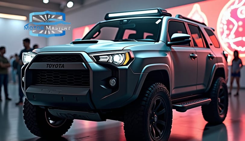 a toyota tacoma is shown in a showroom