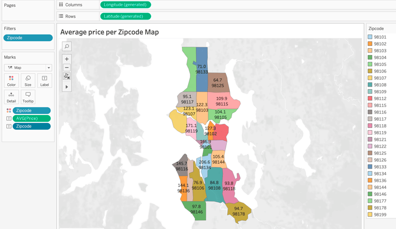 create map in tableau