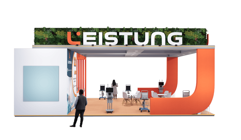 Projeto de stand Leistung; Stand Leitstung. Hospitalar 2025