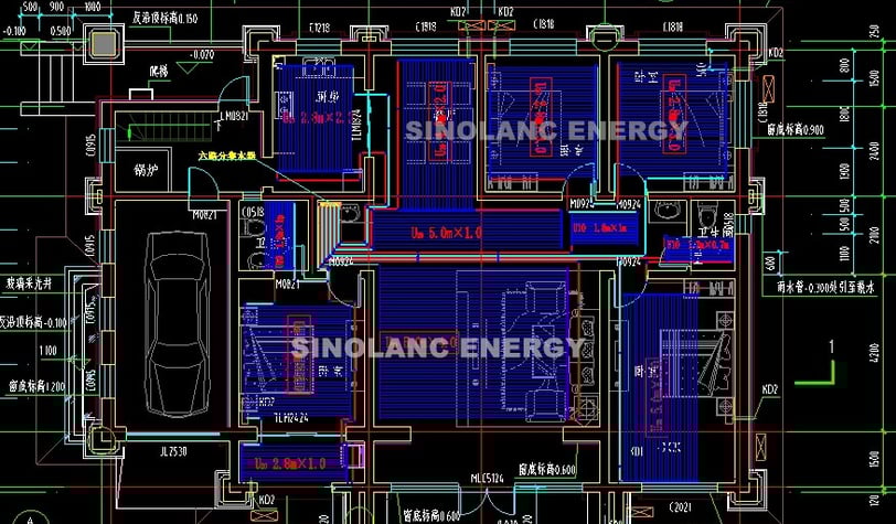 capillary tube mats system design drawing