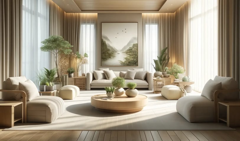 Serene Feng Shui Living Room
