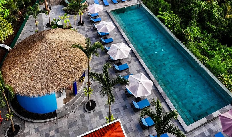 Bali pool tiles
