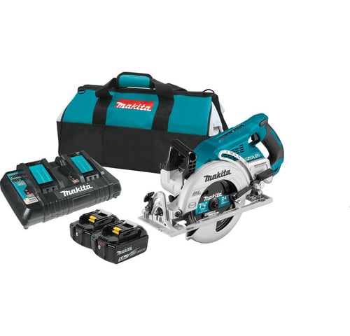 Makita XSR01PT 18V X2 LXT (36V) Brushless Cordless Rear Handle 7-1/4 in. Circular Saw Kit (5.0Ah)