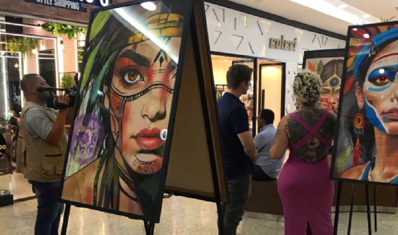 Exposição de Amanda Amorim em foco na cobertura da TV Record