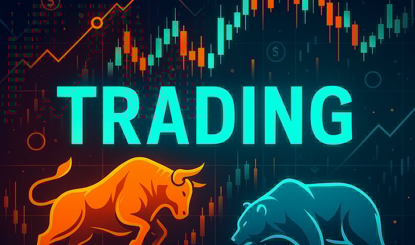 immagine di toro e orso che rappresentano i due sentiment della borsa e del trading
